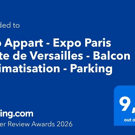 Pop - Expo Porte De Versailles - Balcon - Climatisation - Parking * Paryż