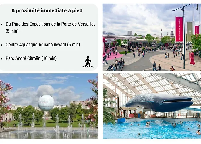 Apartament Pop - Expo Porte De Versailles - Balcon - Climatisation - Parking Paryż