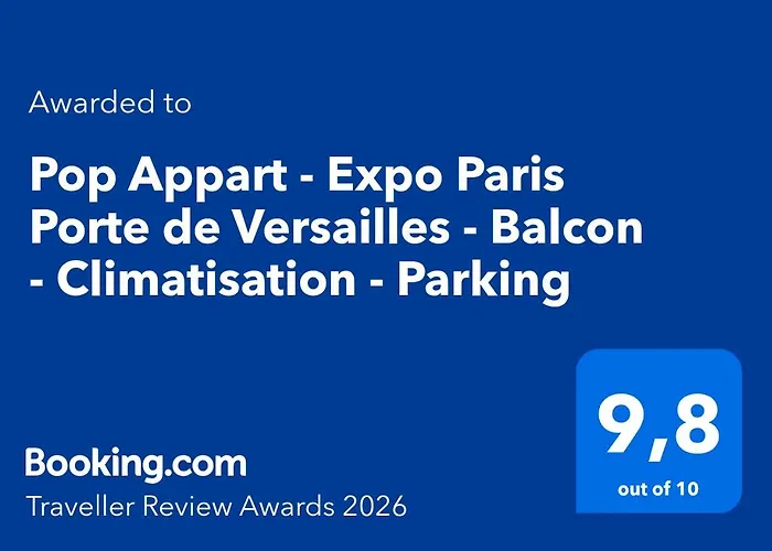 Pop - Expo Porte De Versailles - Balcon - Climatisation - Parking * Paryż